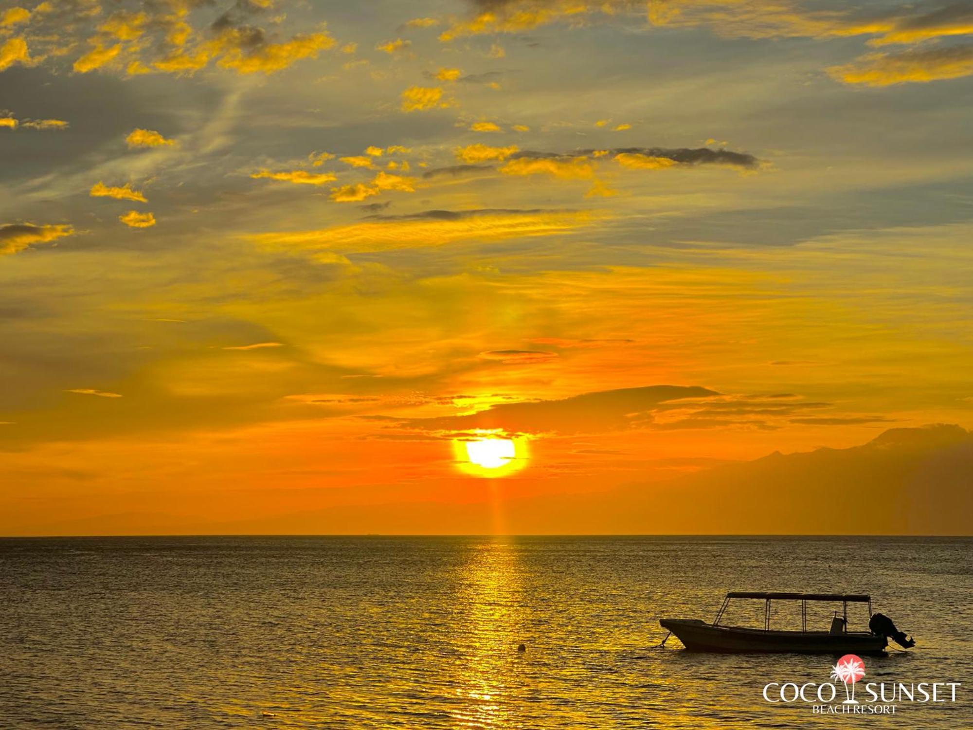 Coco Grove Beach Resort, Siquijor Island Zewnętrze zdjęcie Sunset at Ooboi